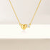 S925 pure silver heart-shaped diamond inlaid light luxury women's collarbone necklace - MOWTE