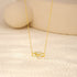 S925 pure silver heart micro inlaid 8-shaped pendant collarbone chain - MOWTE