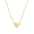 S925 sterling silver double jointed heart-shaped zircon collarbone chain - MOWTE