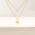 S925 sterling silver double-layer niche design star zircon collarbone chain - MOWTE