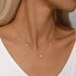 S925 sterling silver irregular geometric zircon diamond set butterfly collarbone necklace - MOWTE