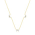 S925 sterling silver irregular geometric zircon diamond set butterfly collarbone necklace - MOWTE