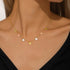 S925 sterling silver sparkling round collarbone chain - MOWTE