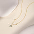 S925 pure silver diamonds zircon snowflakes pearls collarbone chain - MOWTE