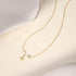 S925 pure silver exquisite pearl octagonal star high-end feeling collarbone chain - MOWTE