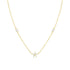 S925 sterling silver exquisite dazzling five petal flower star layered collarbone chain - MOWTE