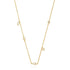 S925 pure silver women's layered gold-plated zircon necklace - MOWTE