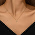 S925 sterling silver star diamond collarbone chain - MOWTE