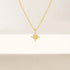 S925 sterling silver star diamond collarbone chain - MOWTE