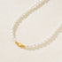 S925 sterling silver millet grain moon star pearl collarbone chain - MOWTE