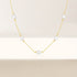 S925 sterling silver pearl necklace women's collarbone chain - MOWTE