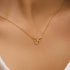 S925 pure silver high-end butterfly collarbone chain - MOWTE