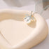 S925 sterling silver bow pearl women's collarbone necklace - MOWTE