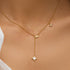 S925 sterling silver star moon four-star pendant collarbone chain tassel necklace set with diamonds - MOWTE