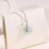 925 sterling silver water drop diamond women's collarbone necklace - MOWTE