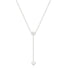 925 sterling silver tassel Y-shaped double core diamond necklace - MOWTE