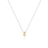 S925 sterling silver heart-shaped bow pearl layered collarbone chain - MOWTE