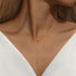 S925 sterling silver Y-shaped diamond daily versatile collarbone chain - MOWTE