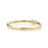 S925 pure silver single row diamond ins women's wedding ring - MOWTE