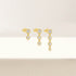 Zircon Three Piece S925 Women's Ear Studs Set - MOWTE