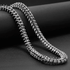 Titanium steel keel necklace men's hip-hop personality retro style domineering collarbone chain - MOWTE