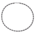Round flawless strong light pearl necklace men's trendy versatile silver gray collarbone chain women's high-end necklace - MOWTE