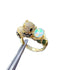 S925 pure silver natural opal ring - MOWTE