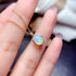 S925 pure silver natural opal pendant exquisite necklace - MOWTE