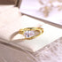 S925 Silver Ring with 1.5ct Pear-Cut Center Stone Exquisite wedding ring - MOWTE