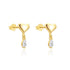 S925 sterling silver heart-shaped zircon pendant for daily wear earrings - MOWTE