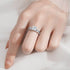 S925 Silver 1.2ct Moissanite Ring Wedding & Engagement Ring - MOWTE