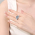 Luxury S925 Silver 5ct Moissanite Ring Wedding & Engagement Ring - MOWTE