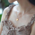Light gold 26 letter pendant S925 silver necklace collarbone chain - MOWTE