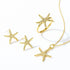 Light luxury white zirconium starfish 925 sterling silver seaside resort series star pendant - MOWTE