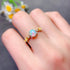 S925 pure silver natural opal ring - MOWTE