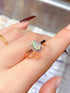 S925 pure silver natural opal ring - MOWTE