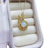 S925 pure silver natural opal pendant exquisite necklace - MOWTE