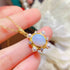 S925 pure silver natural opal pendant exquisite necklace - MOWTE