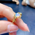 S925 pure silver natural opal ring - MOWTE