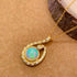 S925 pure silver natural opal pendant exquisite necklace - MOWTE