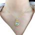 S925 pure silver natural opal pendant exquisite necklace - MOWTE