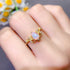 S925 pure silver natural opal ring - MOWTE