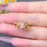 S925 pure silver natural opal ring - MOWTE