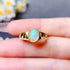 S925 pure silver natural opal ring - MOWTE
