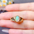 S925 pure silver natural opal ring - MOWTE