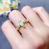 S925 pure silver natural opal ring - MOWTE