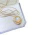 S925 pure silver natural opal pendant exquisite necklace - MOWTE