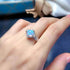 S925 pure silver natural opal ring - MOWTE