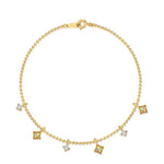 Light Luxury Pink Shell Opal 925 Silver Bracelet - MOWTE