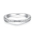 Small Pavé Stackable Ring S925 Sterling Silver Women’s Zirconia Combination Thin Matching Ring Index or Pinky Finger Ring - MOWTE